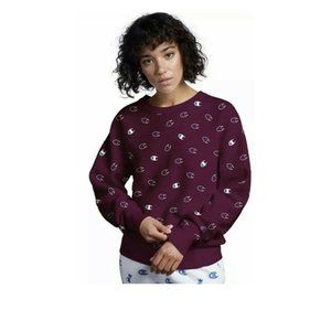 Champion LIFE Women's Reverse Weave Crew-Tossed C